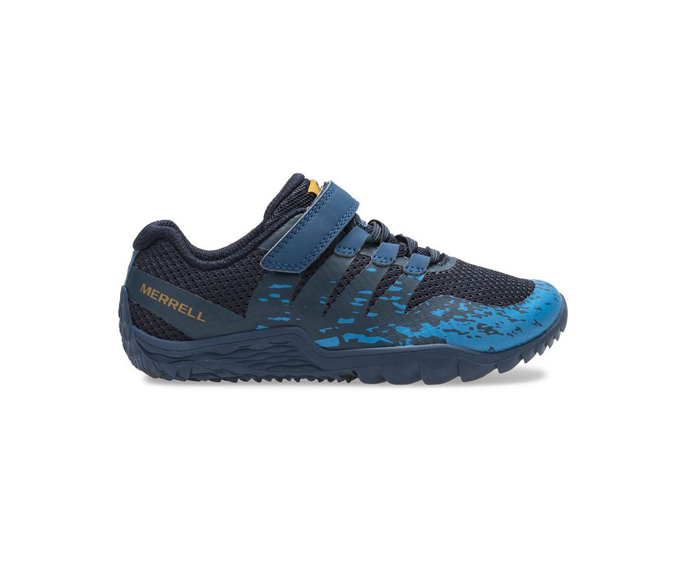 Merrell Sneakers Navy - Trail Glove 5 A/C - Kids 26FTKHCOP